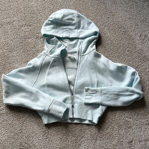 lululemon athletica Pale Blue Zip-Up Hoodie